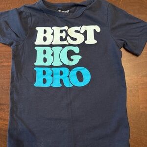 The Children's Place Navy Blue Kids Best Big Bro Shirt